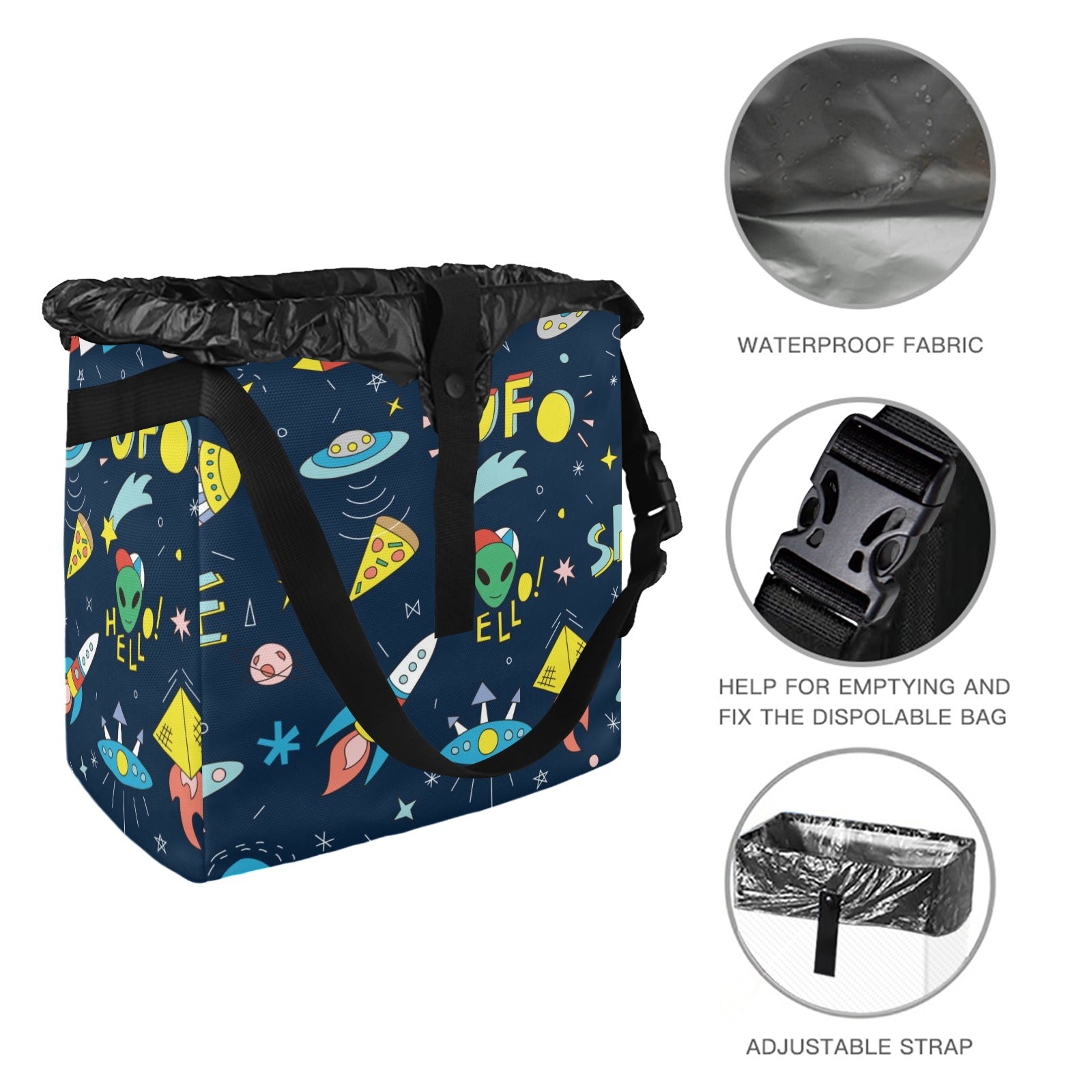 Alien Space - Car Trash Bag Car Trash Bag