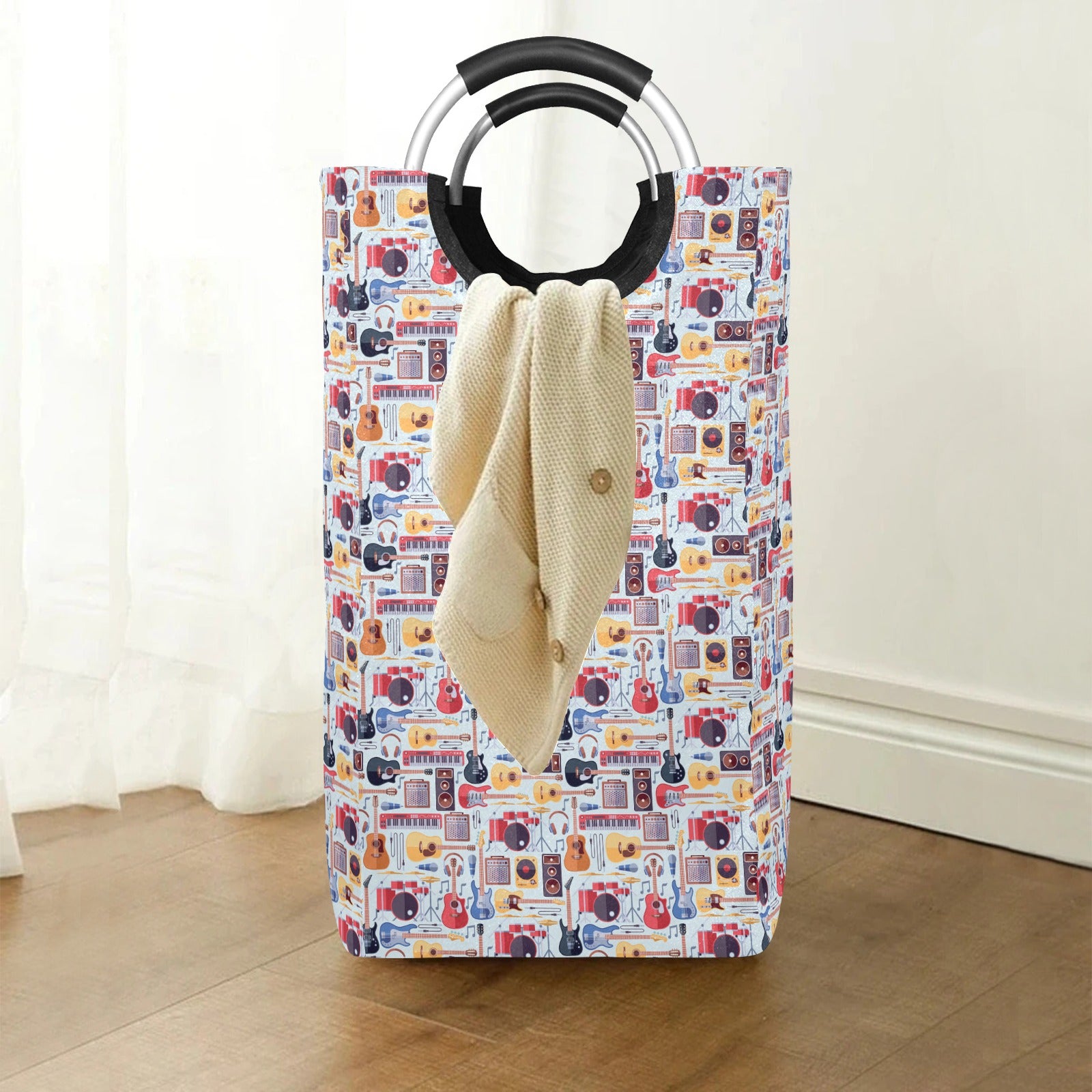 Music Instruments - Square Laundry Bag Square Laundry Bag Printed Offshore