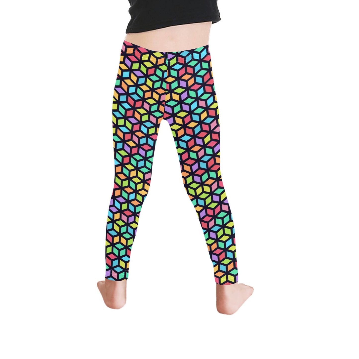 Tesselate - Kid's Ankle Length Leggings Kids Leggings Printed Offshore