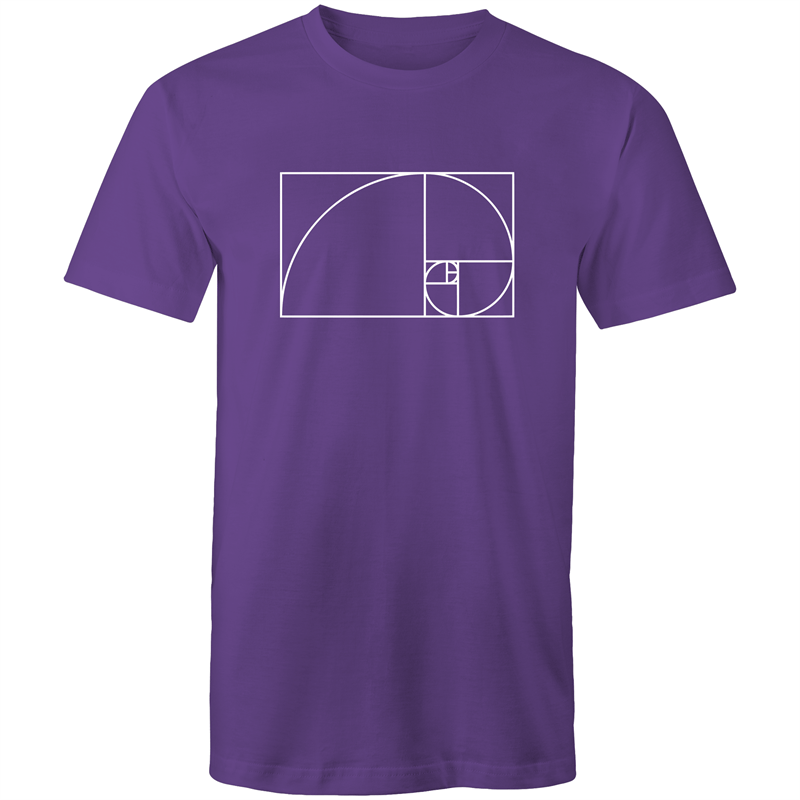 Fibonacci - Mens T-Shirt Mens T-shirt Maths Mens Science