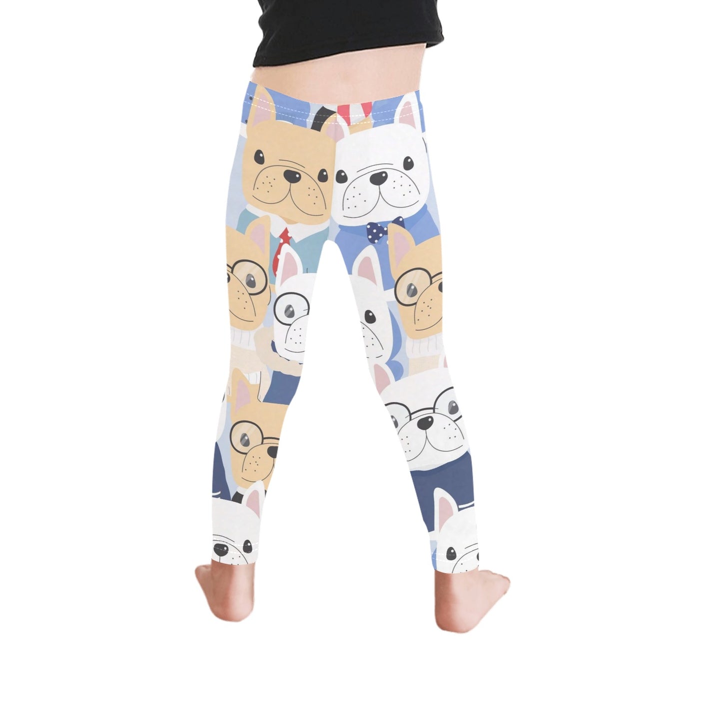 Dog Crowd - Kid's Ankle Length Leggings Kids Leggings Printed Offshore