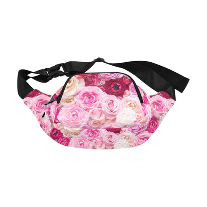 Pink Flowers - Bum Bag / Fanny Pack Bum Bag