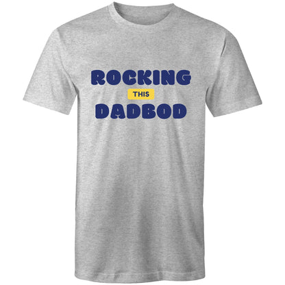 Rocking This DadBod - Mens T-Shirt Grey Marle Mens T-shirt Dad