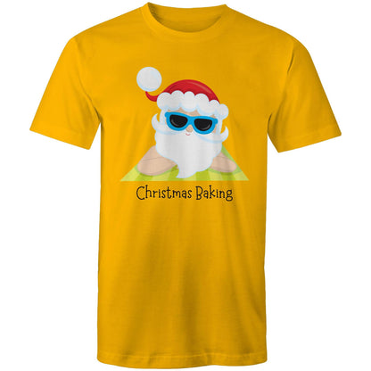 Christmas Baking - Mens T-Shirt Gold Christmas Mens T-shirt Merry Christmas