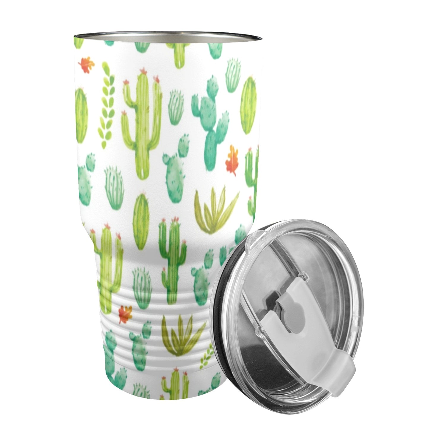 Cactus Garden - 30oz Insulated Stainless Steel Mobile Tumbler 30oz Insulated Stainless Steel Mobile Tumbler Plants