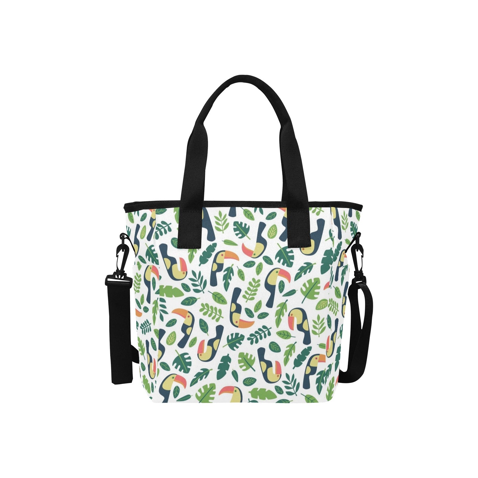 Toucans - Tote Bag with Shoulder Strap Nylon Tote Bag