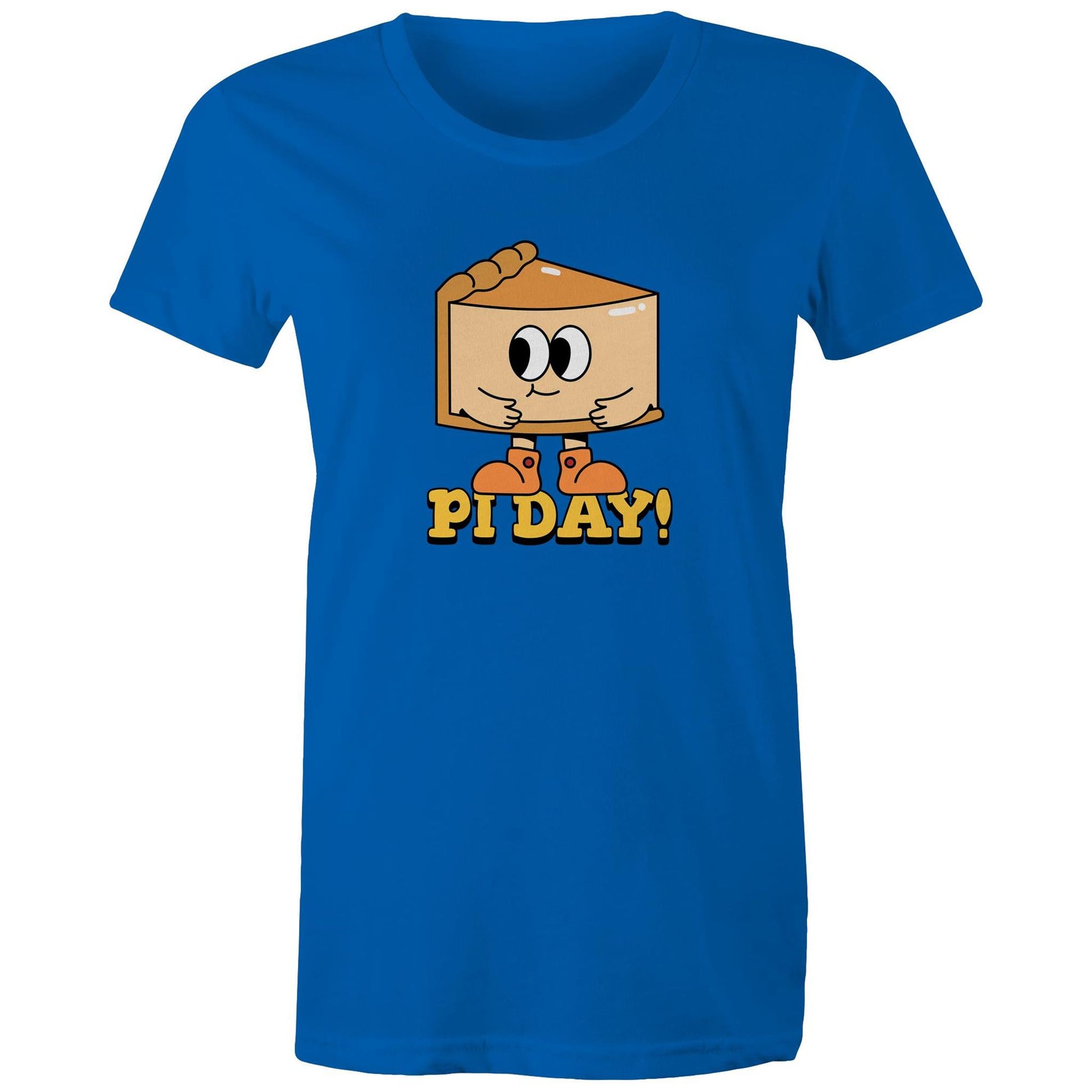 Pi Day - Womens T-shirt Bright Royal Womens T-shirt Maths Science