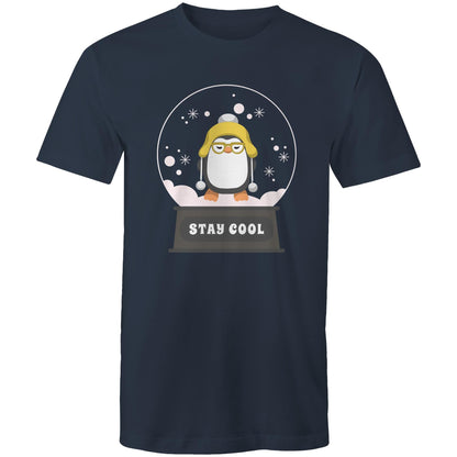 Stay Cool - Mens T-Shirt Navy Christmas Mens T-shirt Merry Christmas