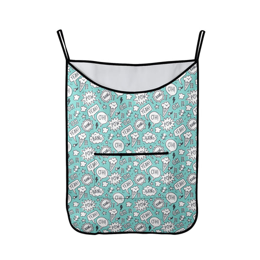 Comic Book Speech Bubbles - Hanging Laundry Bag Hanging Laundry Bag