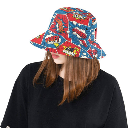 Comic Book Pop - Bucket Hat Bucket Hat for Women comic