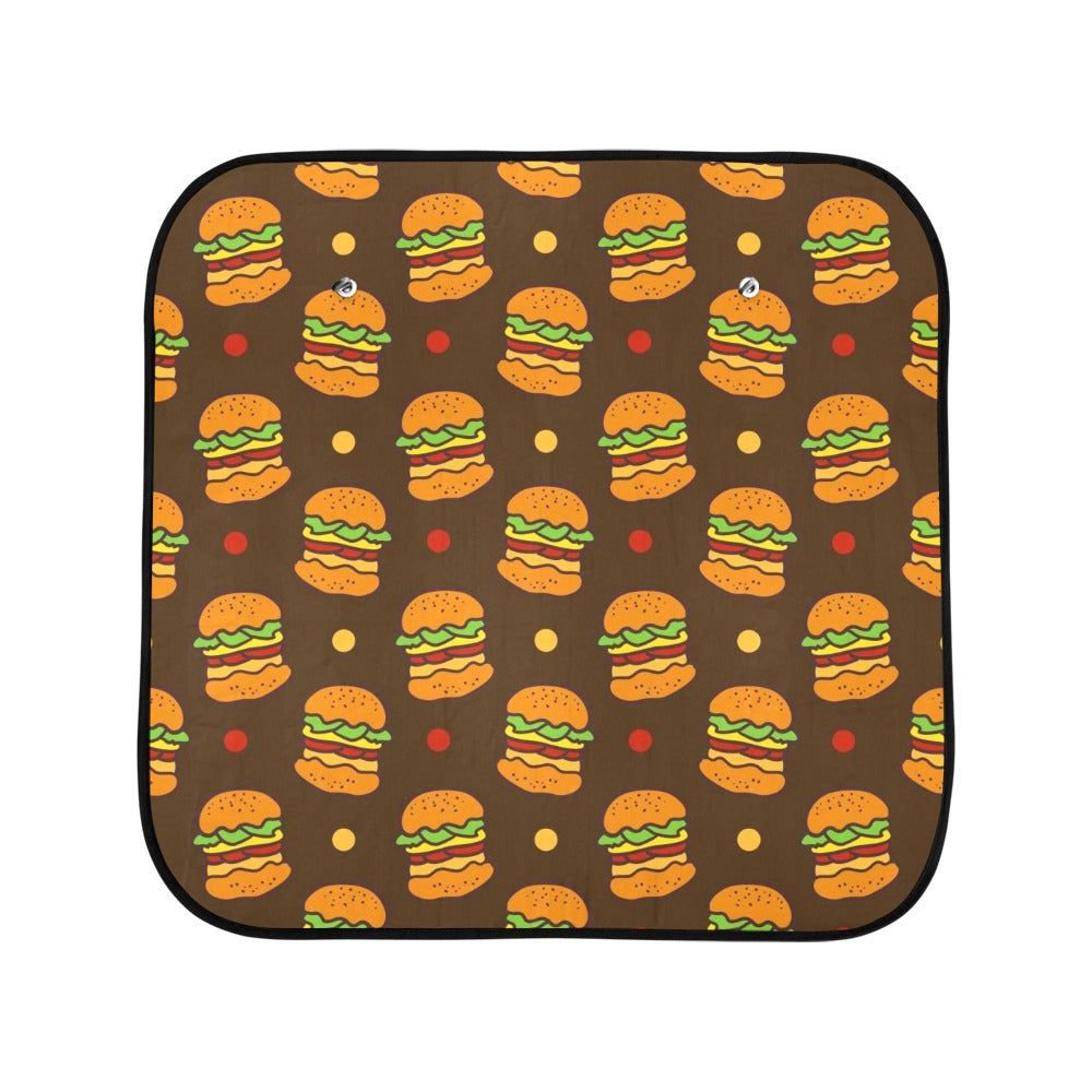 Burgers - Car Sun Shade 28"x28"x2pcs Car Sun Shade 28"x28"x2pcs Food