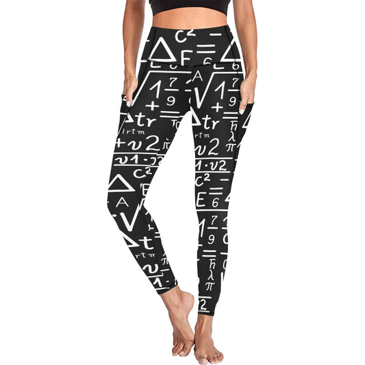 Mathematics - Women's Leggings with Pockets Women's Leggings with Pockets S - 2XL Maths Printed Offshore Science