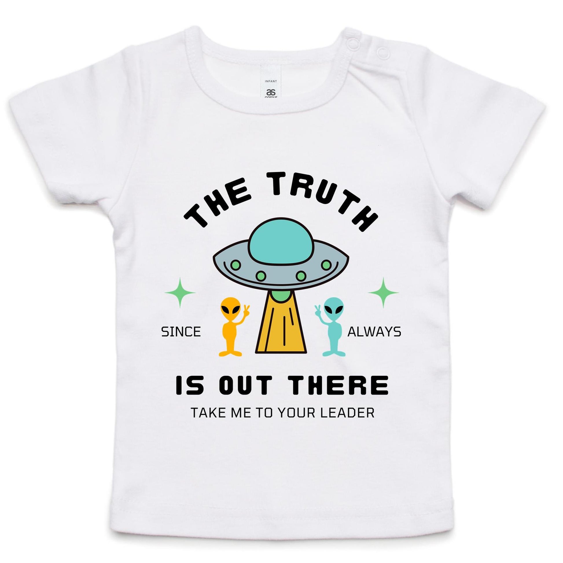 The Truth Is Out There - Baby T-shirt White Baby T-shirt Sci Fi