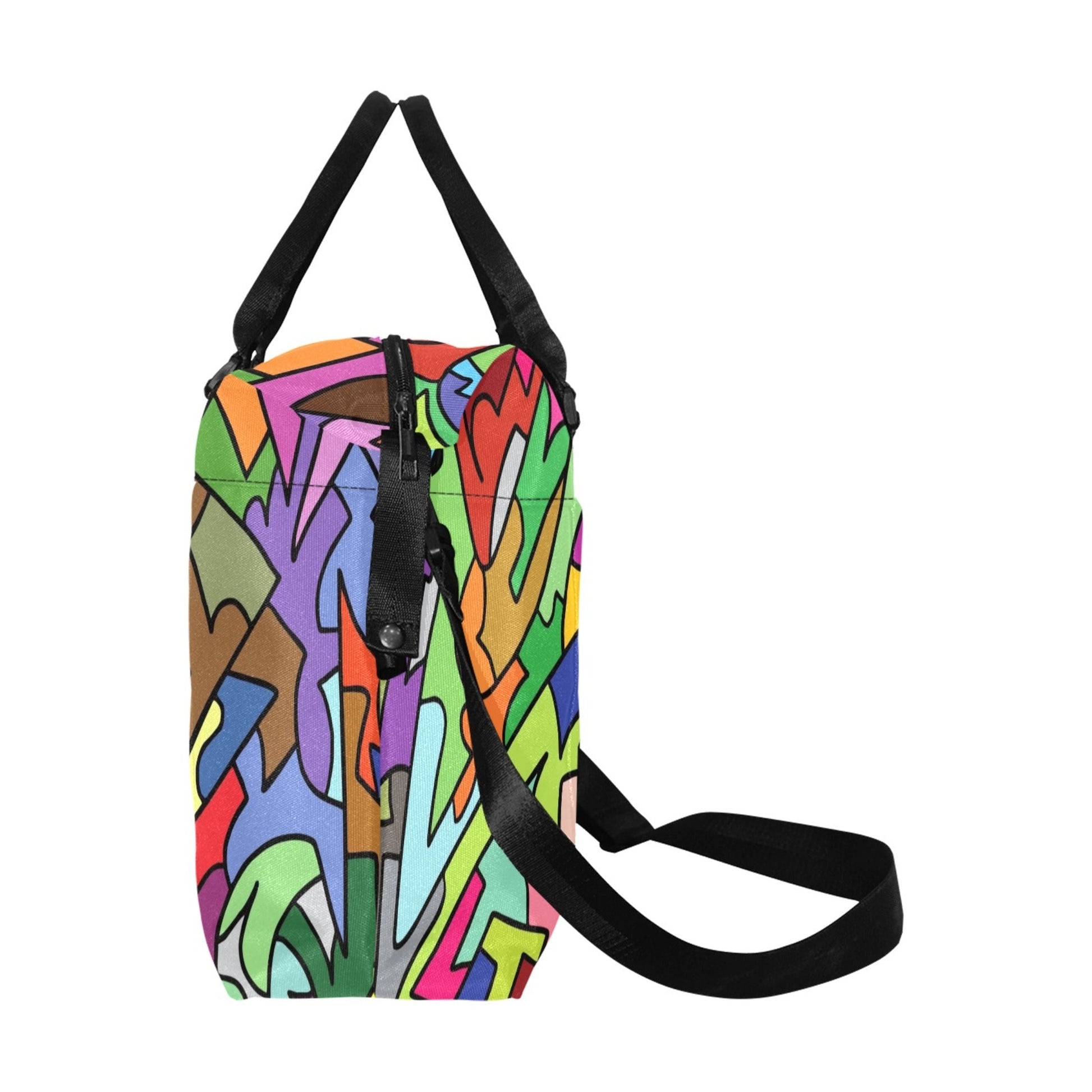Bright Abstract - Square Duffle Bag Square Duffle Bag