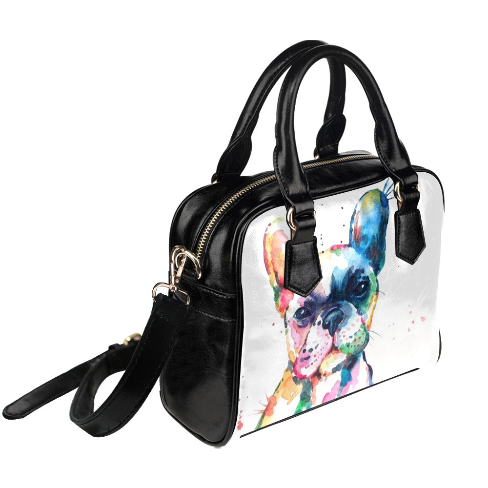 Bulldog - Shoulder Handbag Shoulder Handbag animal