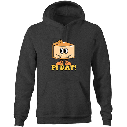 Pi Day - Pocket Hoodie Sweatshirt Asphalt Marle Hoodie Maths Science