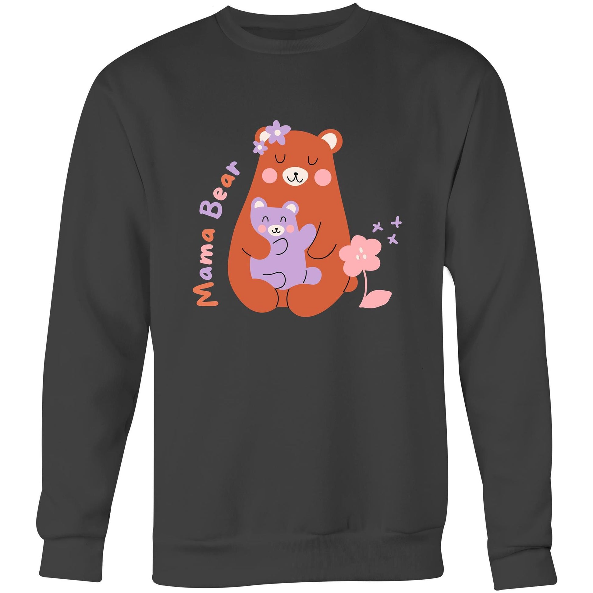 Mama Bear - Crew Sweatshirt Coal Sweatshirt Mum