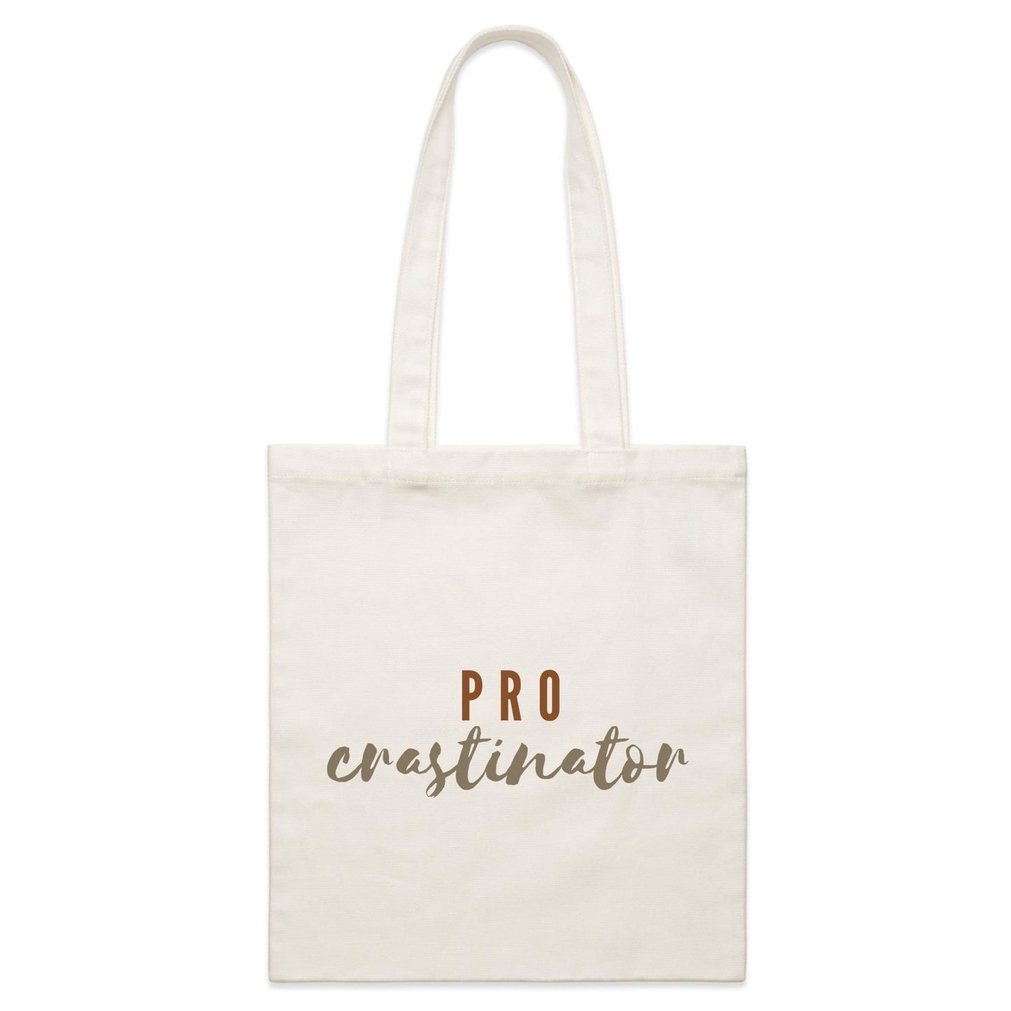 Procrastinator - Parcel Canvas Tote Bag Default Title Parcel Tote Bag