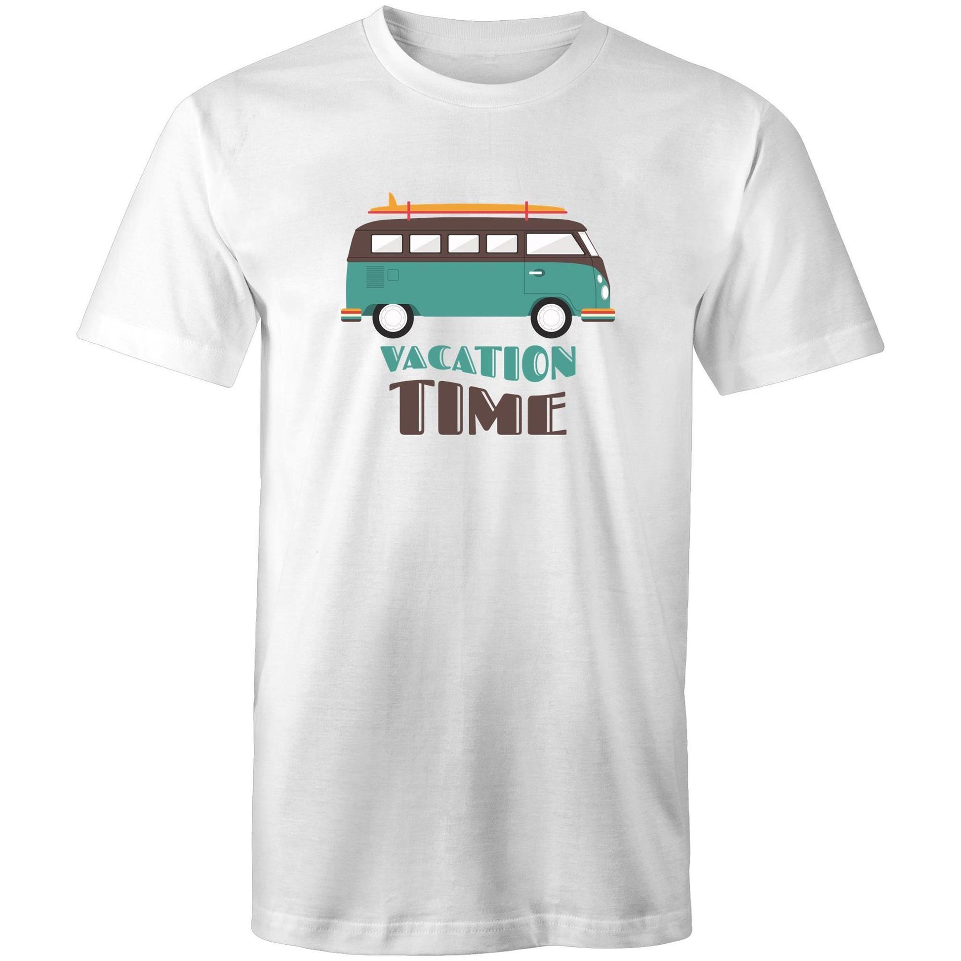 Vacation Time - Mens T-Shirt White Mens T-shirt Mens Retro Summer