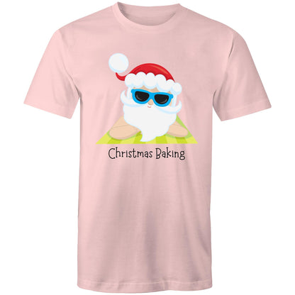 Christmas Baking - Mens T-Shirt Pink Christmas Mens T-shirt Merry Christmas