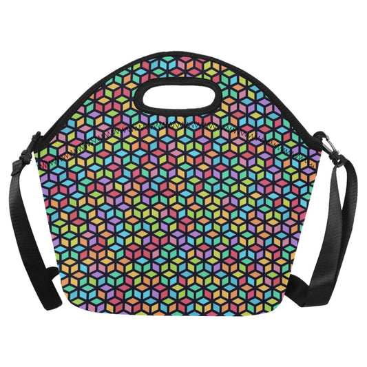 Tesselate - Neoprene Lunch Bag/Large Neoprene Lunch Bag/Large Printed Offshore