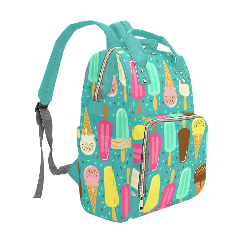 Ice Cream - Multifunction Backpack Multifunction Backpack Food Printed Offshore