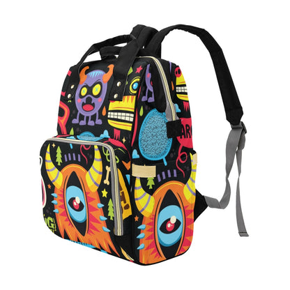 Monster Kids - Multi-Function Backpack Multifunction Backpack Printed Offshore