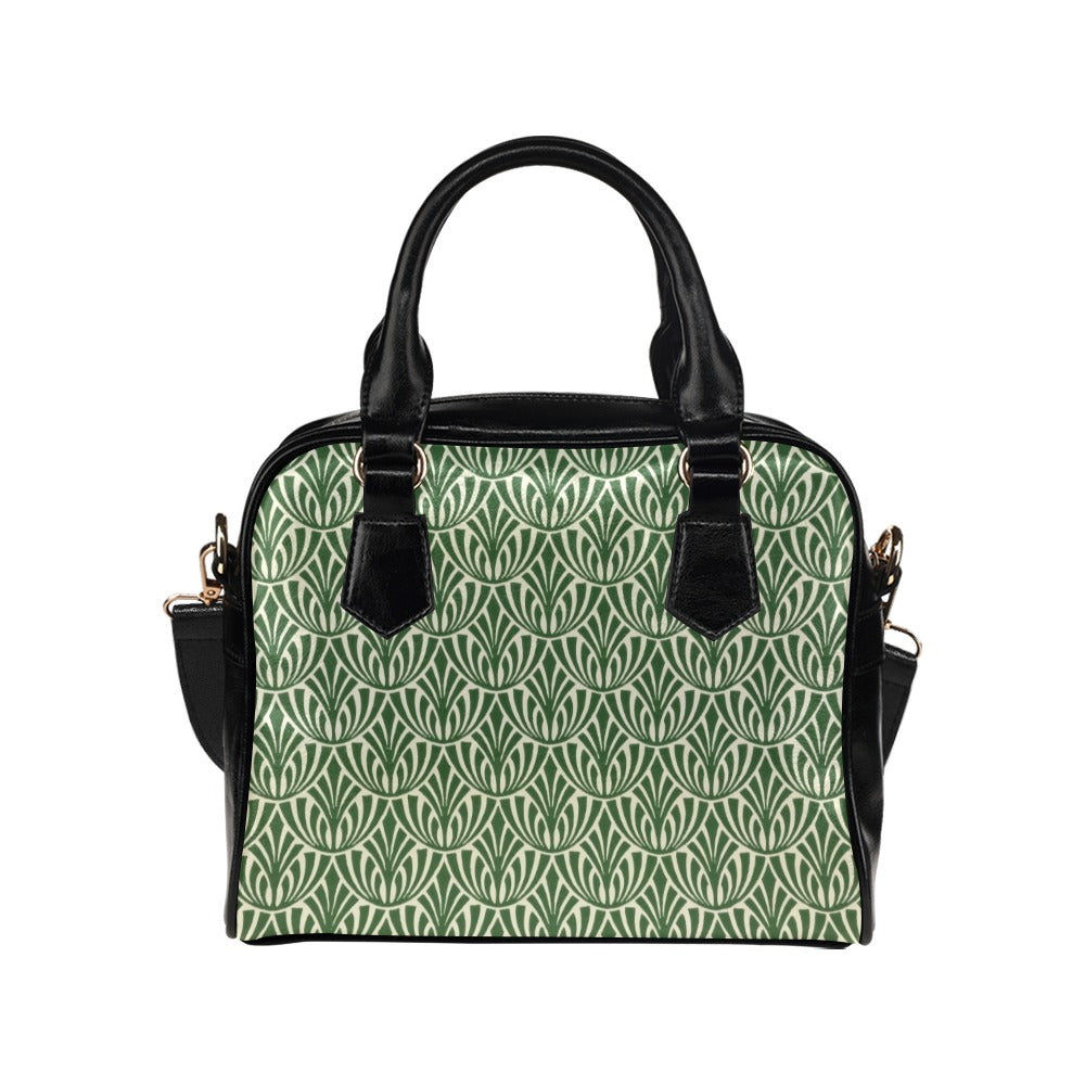 Green Pattern - Shoulder Handbag Shoulder Handbag Printed Offshore