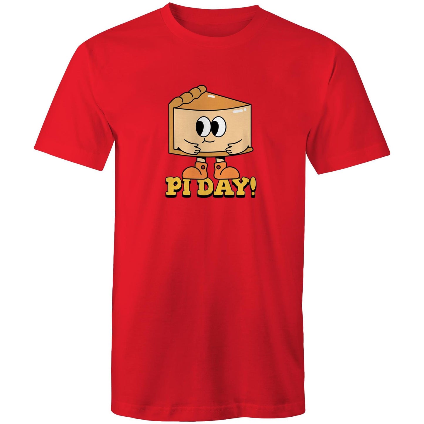 Pi Day - Mens T-Shirt Red Mens T-shirt Maths Science