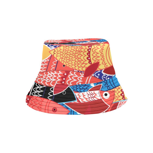 Fish - Bucket Hat for Men All Over Print Bucket Hat for Men animal Printed Offshore