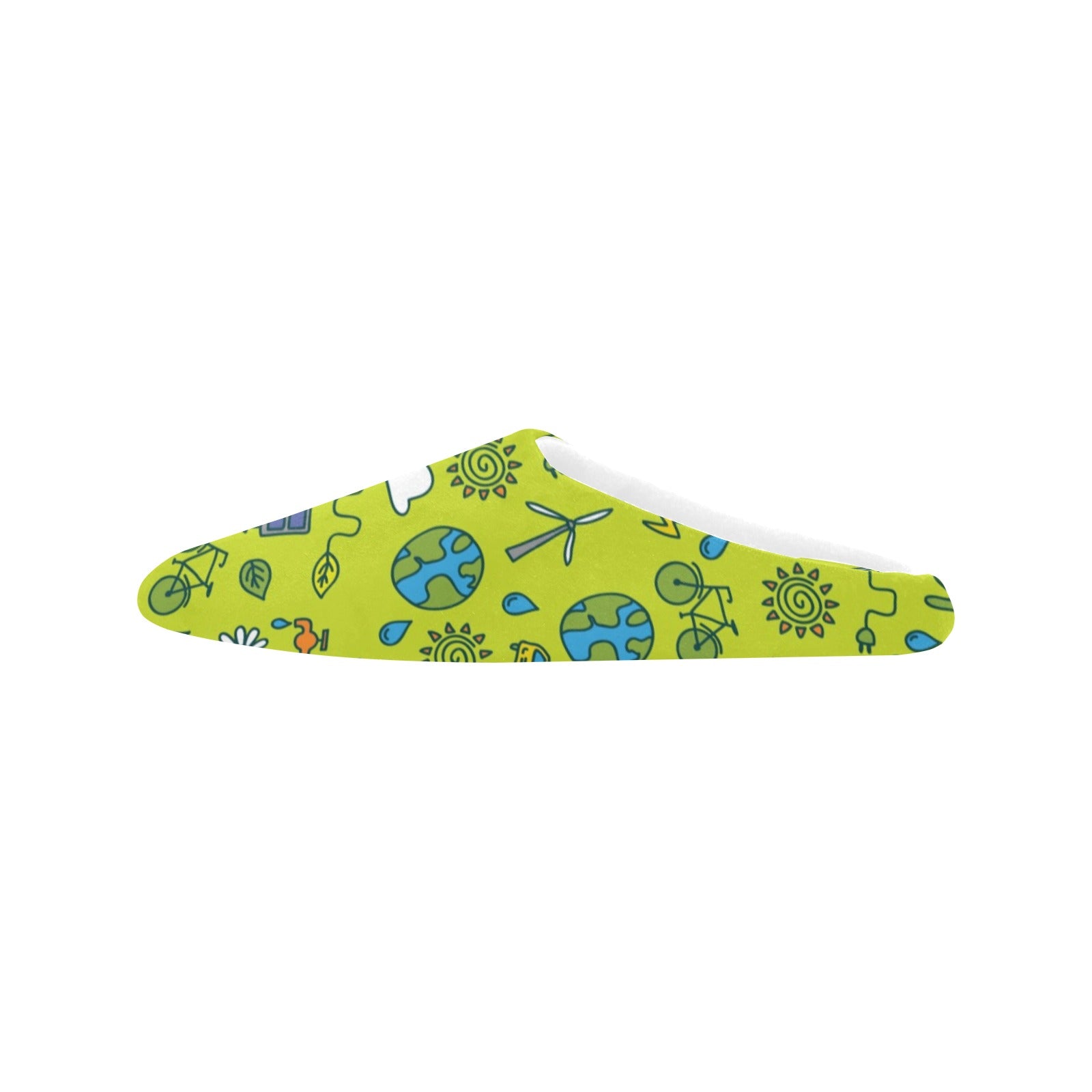 Go Green - Women's Non-Slip Cotton Slippers Women's Non-Slip Cotton Slippers Environment Printed Offshore