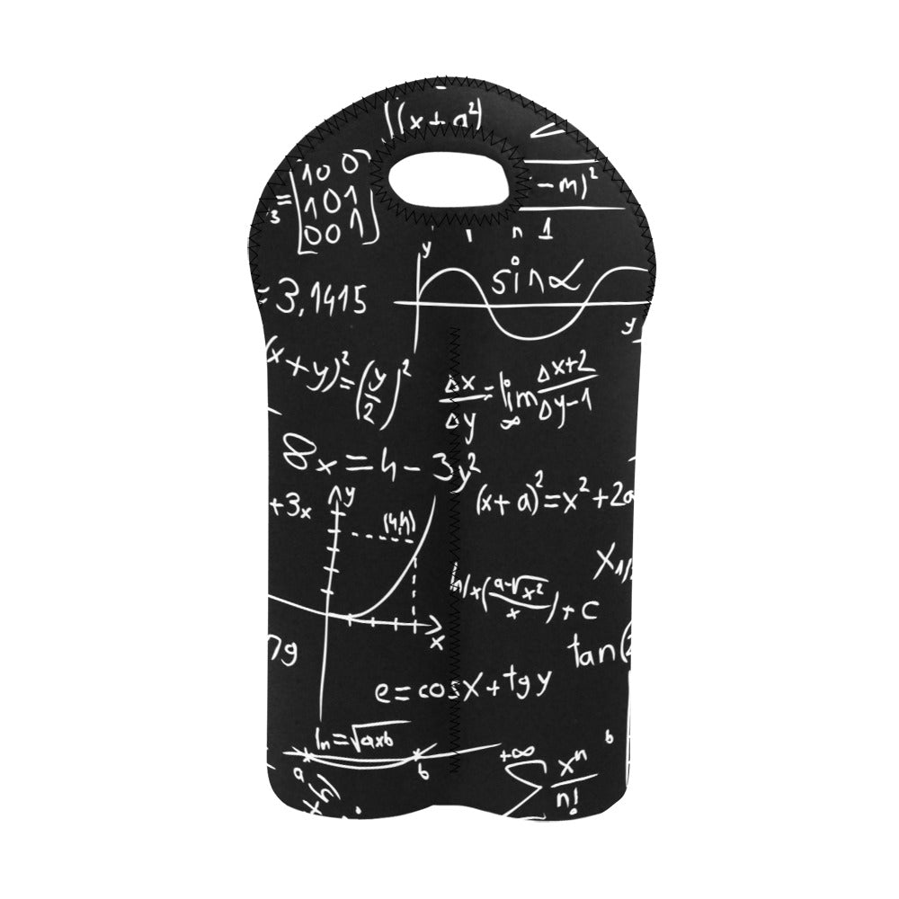 Equations - 2-Bottle Neoprene Wine Bag 2 Bottle Wine Bag Printed Offshore