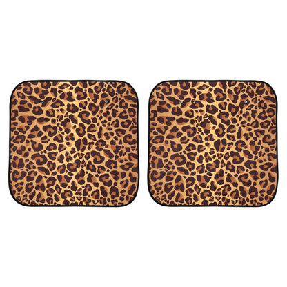 Leopard Print - Car Sun Shade 28"x28"x2pcs Car Sun Shade 28"x28"x2pcs animal