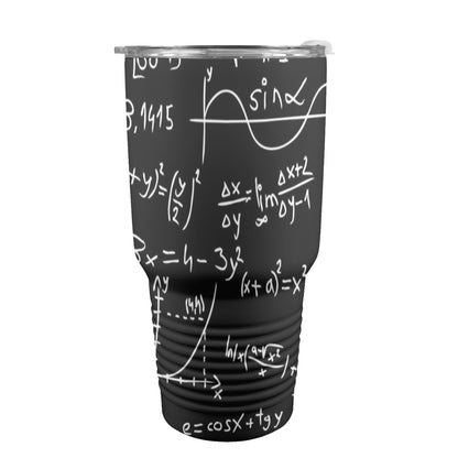 Equations - 30oz Insulated Stainless Steel Mobile Tumbler 30oz Insulated Stainless Steel Mobile Tumbler Maths Science