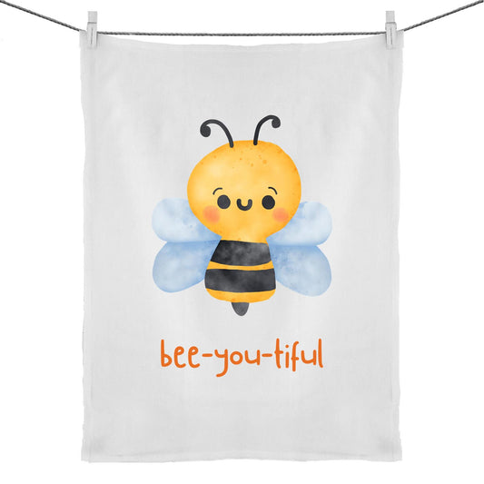 Bee-you-tiful - 50% Linen 50% Cotton Tea Towel Default Title Tea Towel