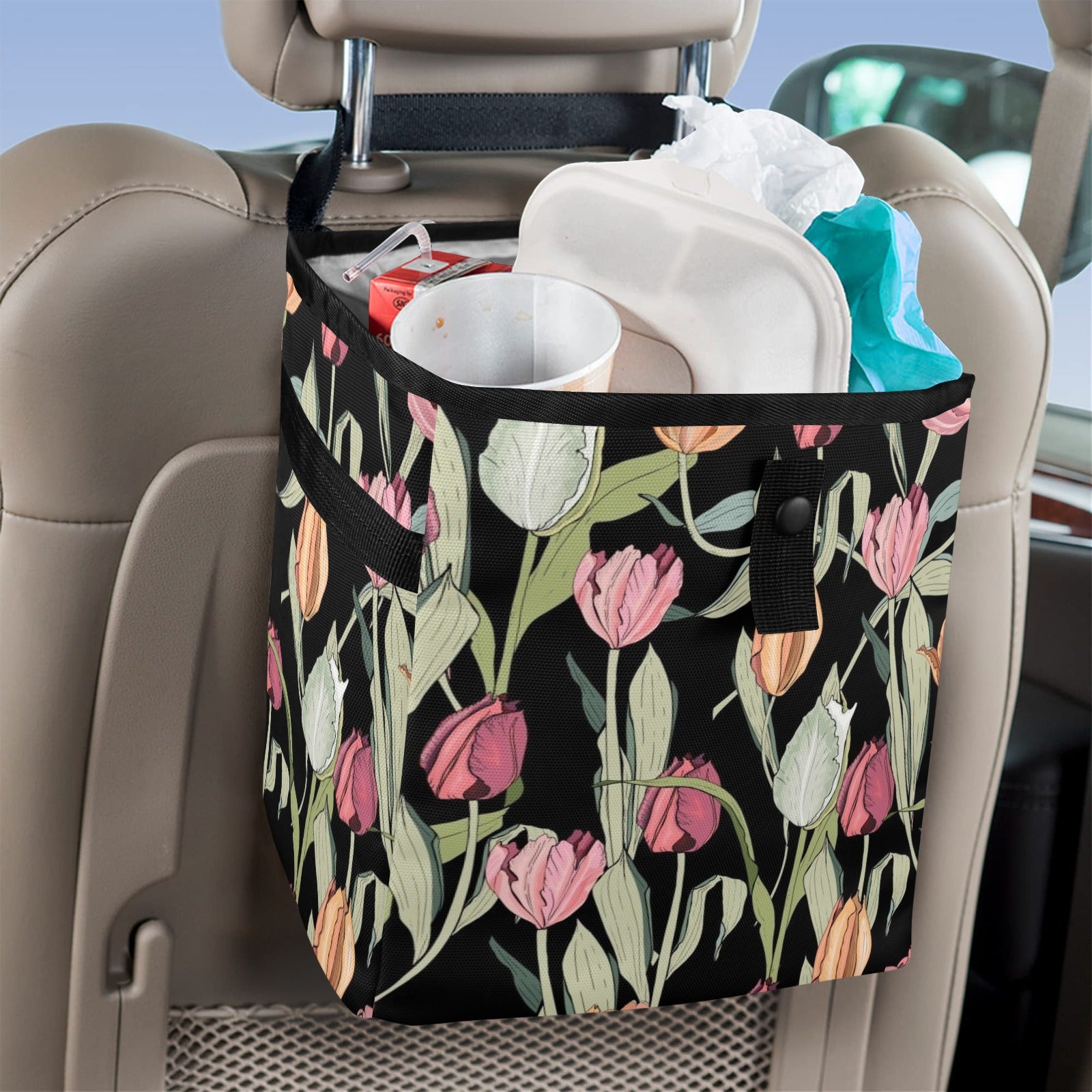 Tulips - Car Trash Bag Car Trash Bag Printed Offshore