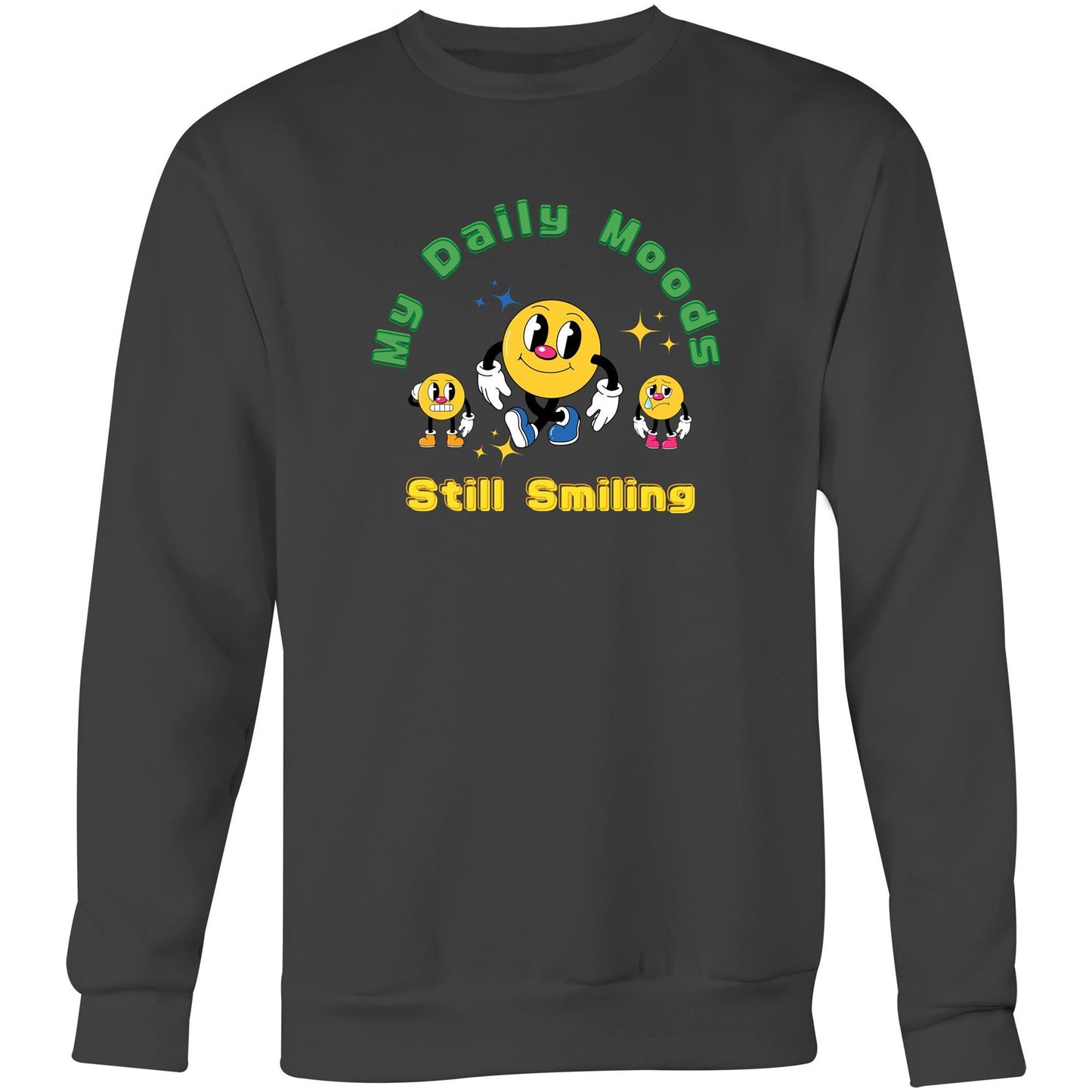 My Daily Moods - Crew Sweatshirt Coal Sweatshirt