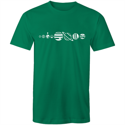 You Are Here - Mens T-Shirt Kelly Green Mens T-shirt Mens Space