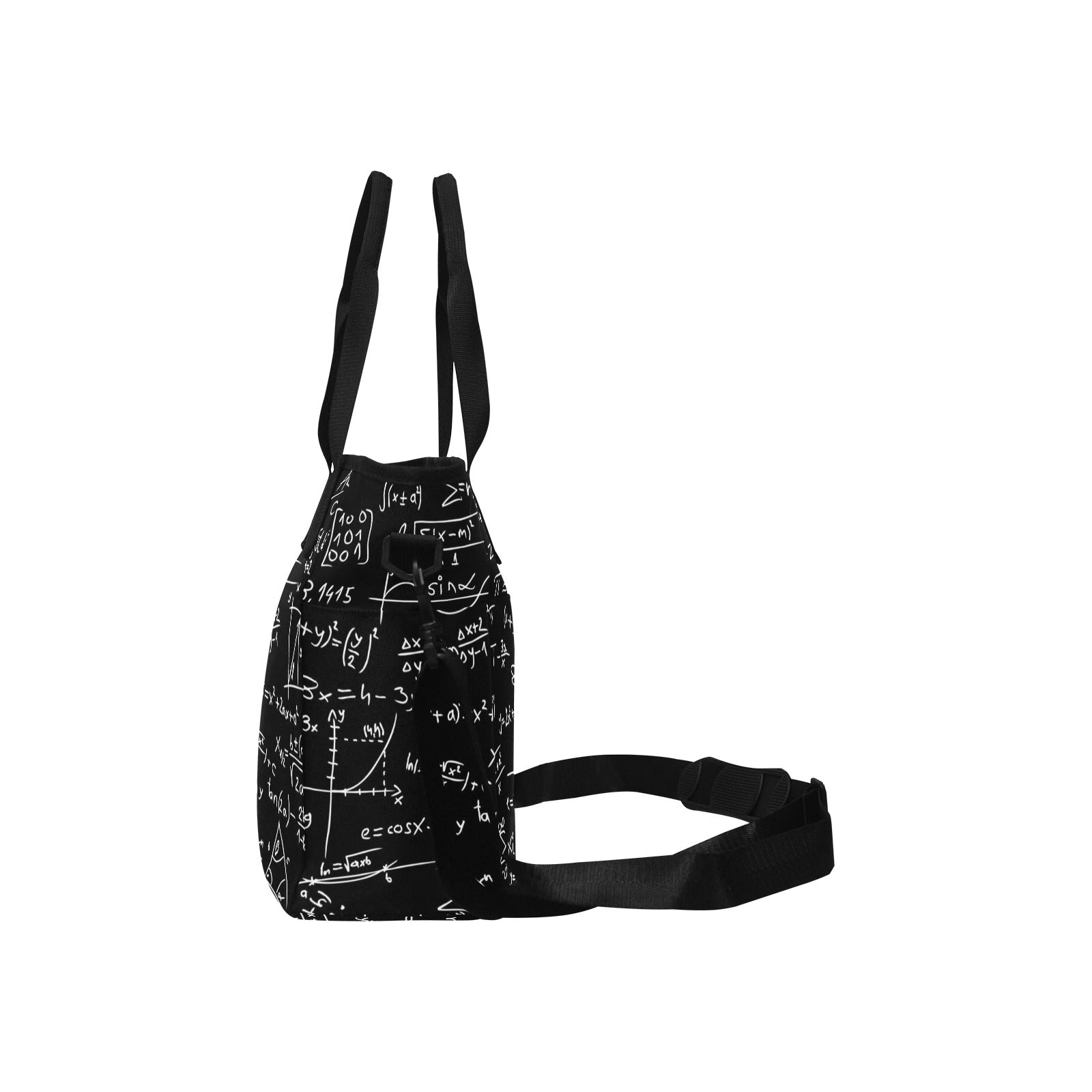 Equations - Tote Bag with Shoulder Strap Nylon Tote Bag