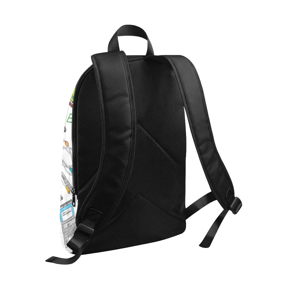 School Time - Fabric Backpack for Adult Adult Casual Backpack