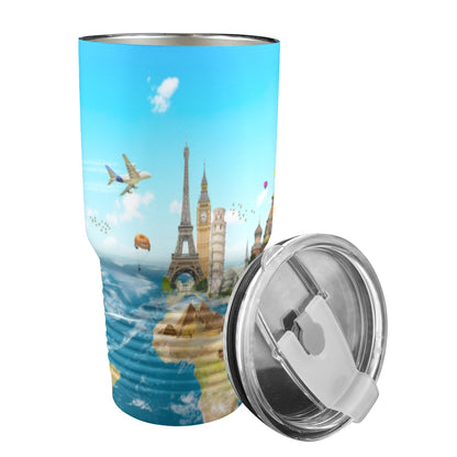 It's A Small World - 30oz Insulated Stainless Steel Mobile Tumbler 30oz Insulated Stainless Steel Mobile Tumbler Printed Offshore