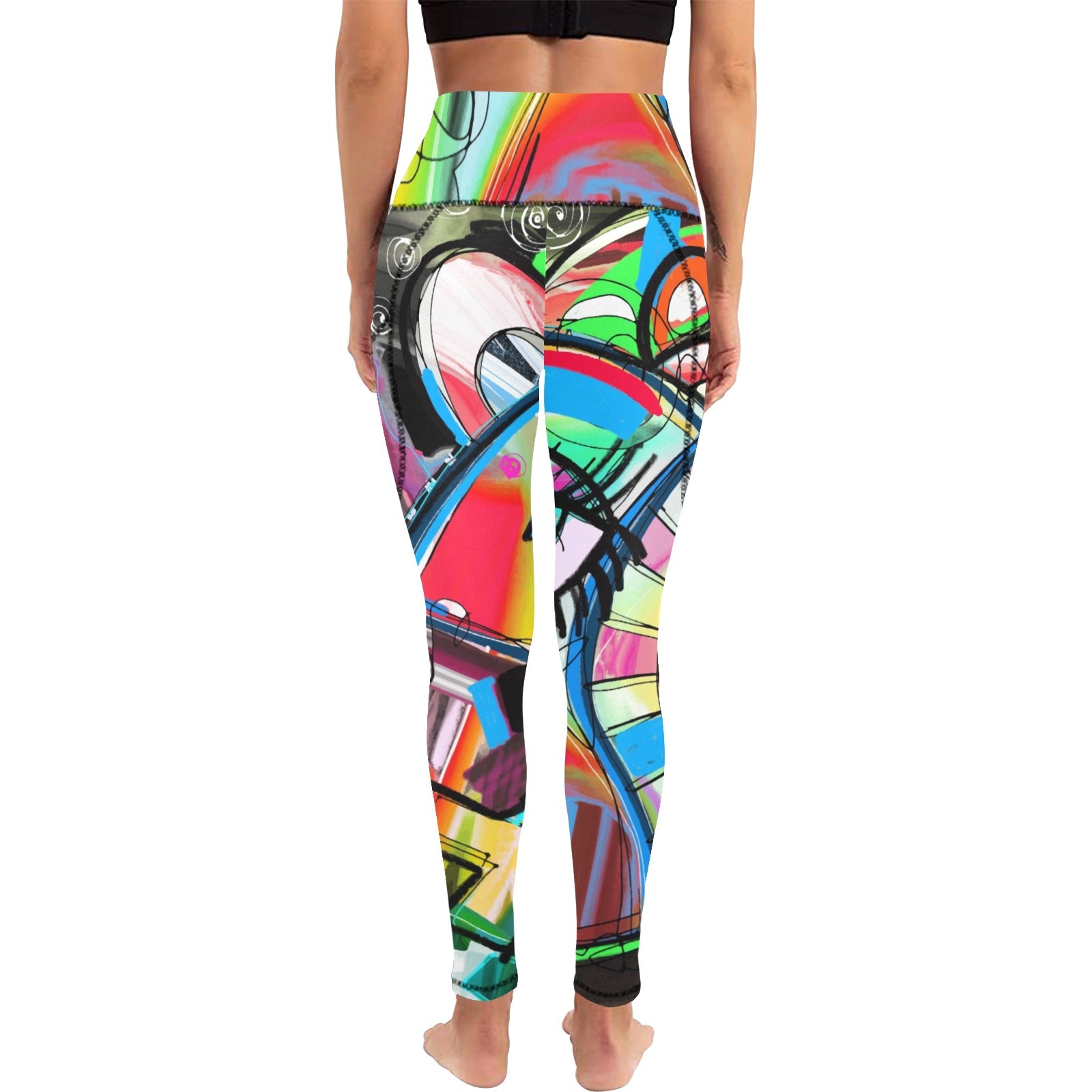 Graffiti Bird - Women's Leggings with Pockets Women's Leggings with Pockets S - 2XL animal