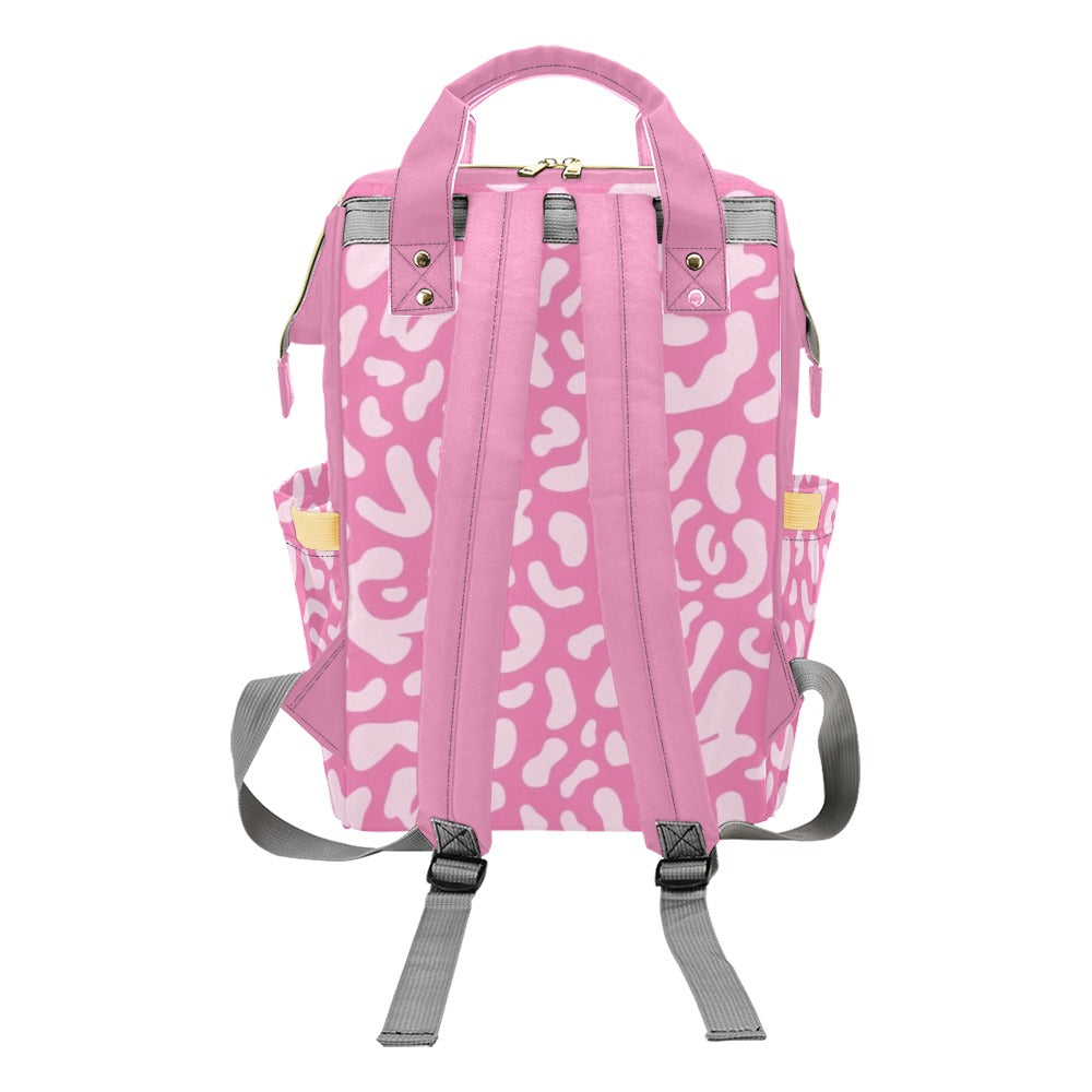 Pink Leopard - Multi-Function Backpack Multifunction Backpack