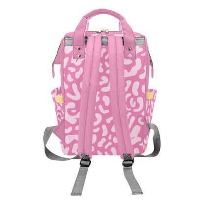 Pink Leopard - Multi-Function Backpack Multifunction Backpack