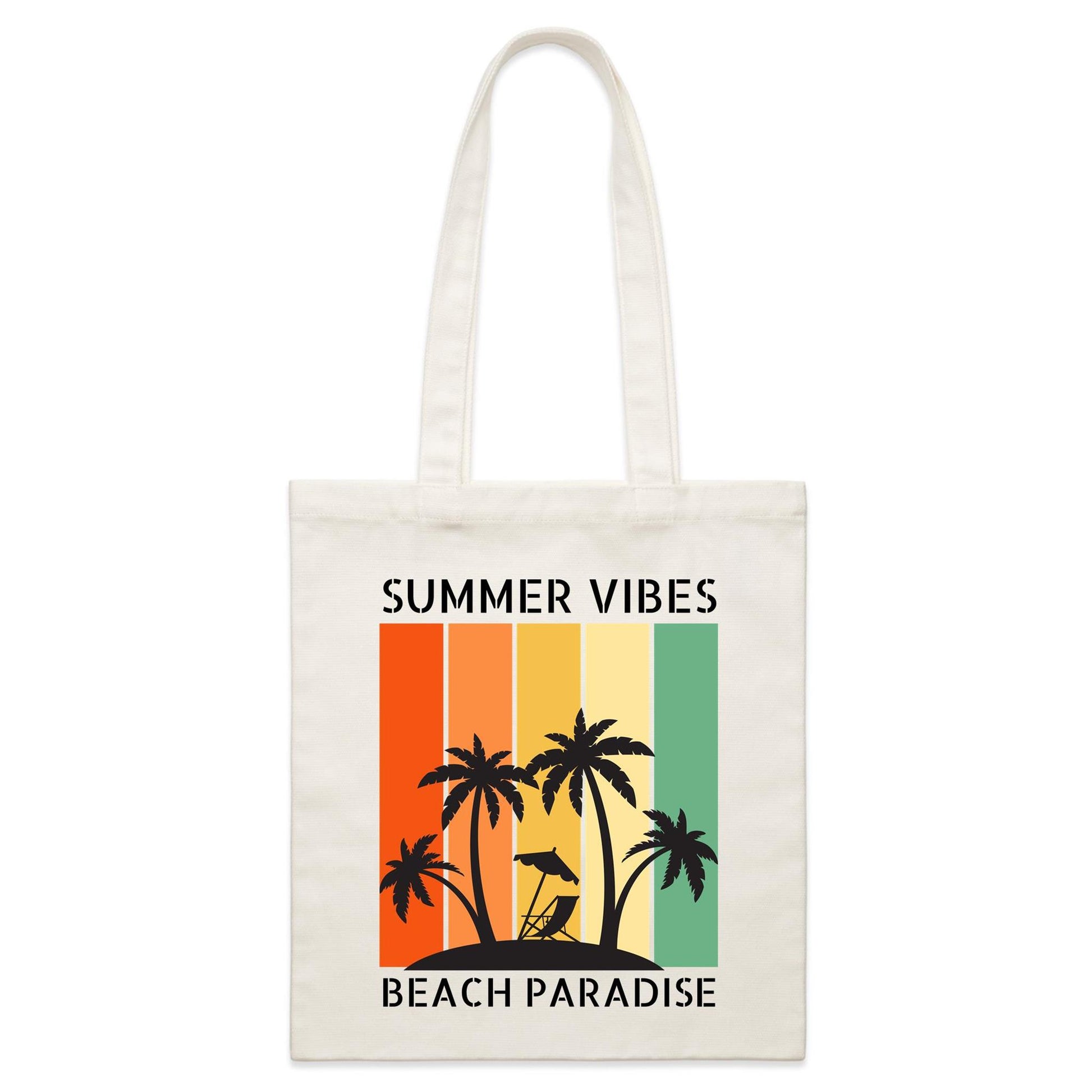 Beach Paradise - Parcel Canvas Tote Bag Default Title Parcel Tote Bag