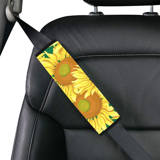 Sunflowers Car Seat Belt Cover 7''x10'' (Pack of 2) Car Seat Belt Cover 7x10 (Pack of 2) Printed Offshore