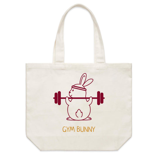 Gym Bunny - Shoulder Canvas Tote Bag Default Title Shoulder Tote Bag