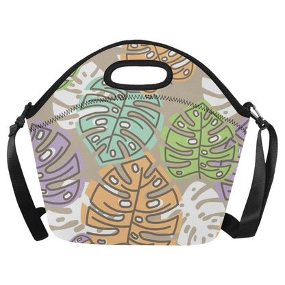 Leaves - Neoprene Lunch Bag/Large Neoprene Lunch Bag/Large Plants Printed Offshore