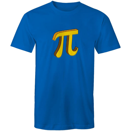 Pi - Mens T-Shirt Bright Royal Mens T-shirt Maths Science