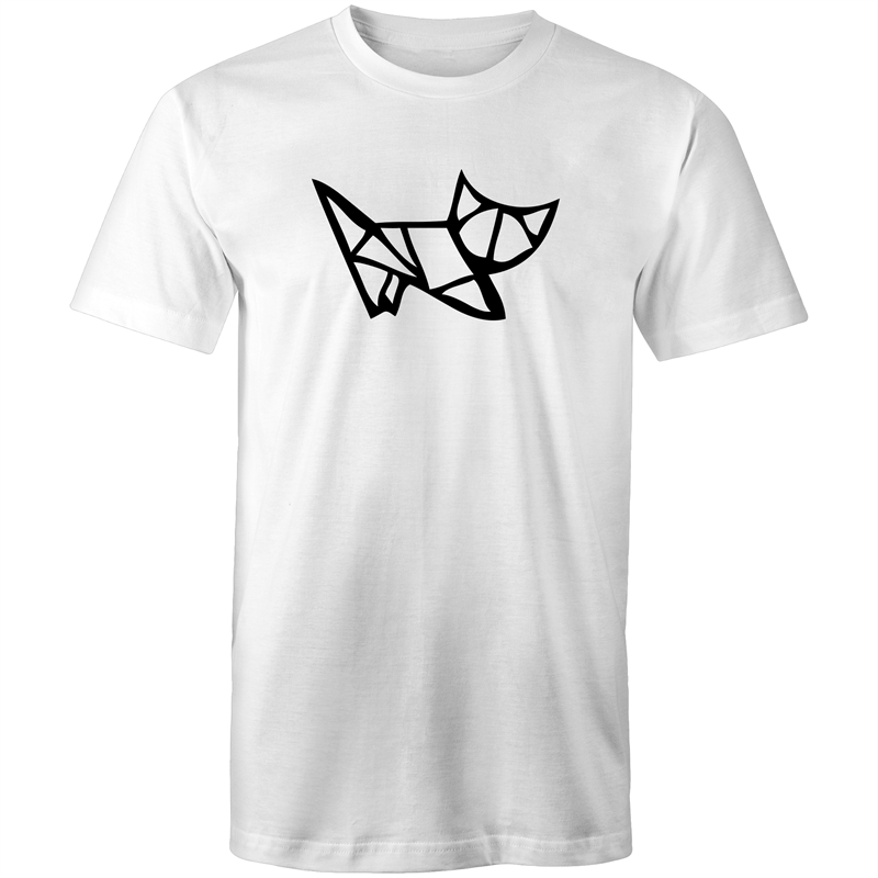 Origami Kitten - Mens T-Shirt White Mens T-shirt animal Mens